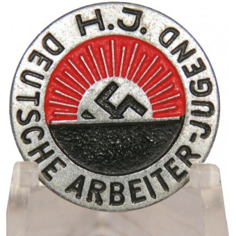 Rare Hitler Youth membership badge M1/63 in zinc. Espenlaub militaria