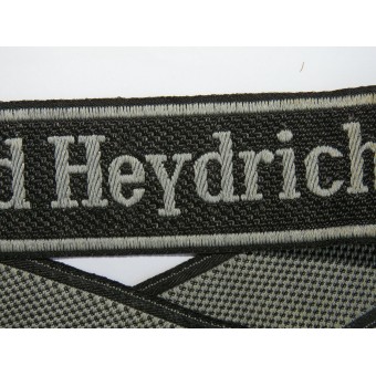 Cuff title BeVo- SS-Gebirgsjäger Regiment 11 Reinhard Heydrich. Espenlaub militaria
