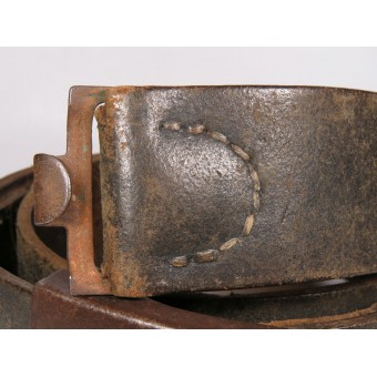 German Wehrmacht combat belt with a steel buckle. Espenlaub militaria