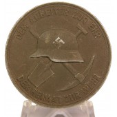 Medalla. 1938 Dem Arbeiter Zur Ehr Der Heimat Zur Wehr Philipp Holzmann