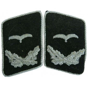 Collar tabs for Lieutenant of the Luftwaffe Engineering Service. Espenlaub militaria