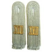  Shoulder boards to a lieutenant assigned to the headquarters of XVII Corps