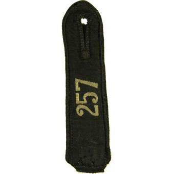 HJ-DJ shoulder strap with number 257. Espenlaub militaria