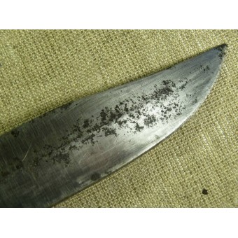NR-37 scout knife, leather scabbard, rare!. Espenlaub militaria