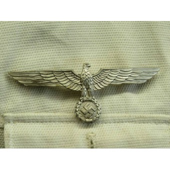 White walkout tunic for the commander of 25th Art. Reg. in rank Oberst. Espenlaub militaria