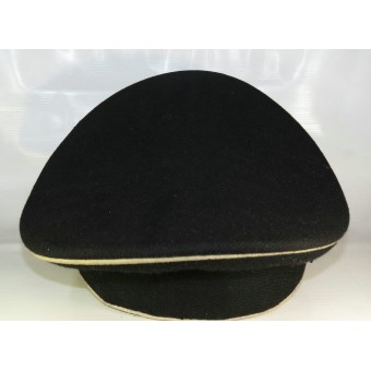 Allgemeine SS, EM or NCOs black visor hat. Espenlaub militaria