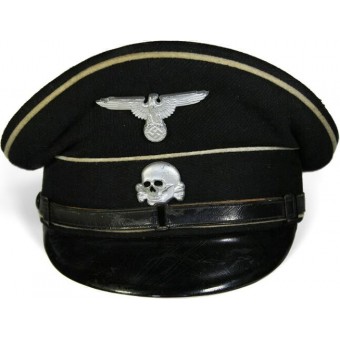 Allgemeine SS, EM or NCOs black visor hat. Espenlaub militaria
