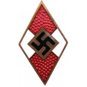 An early pre 1936 year Hitler Youth membership badge