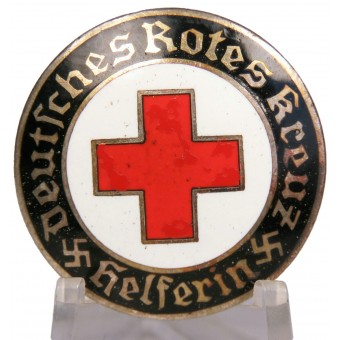 Female assistant in 3rd Reich German Red Cross badge. GES. GESCH. Espenlaub militaria