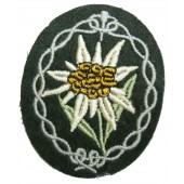 Wehrmacht Mountain troops (Gebirgsjager) patch
