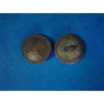 WW 2 Russian 22 mm steel buttons, technical and armored troops. Espenlaub militaria
