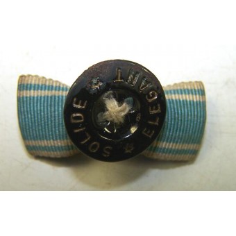 Bavarian WW1 buttonhole ribbon bar for WW1 veteran. Espenlaub militaria