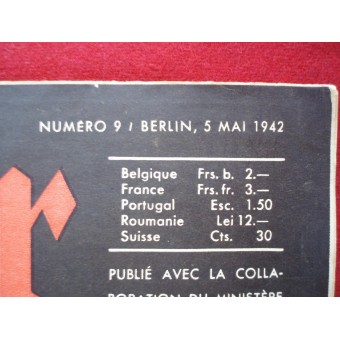 German ww2 “Der ADLER” French language! Mai, 1942.. Espenlaub militaria