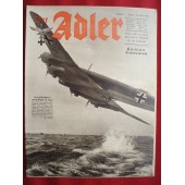 German ww2 Der ADLER French language! August, 1942.