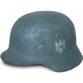 German M35 Wehrmacht single decal steel helmet