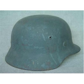 German M35 Wehrmacht single decal steel helmet. Espenlaub militaria
