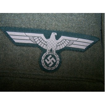 Dutch retailored tunic for Wehrmacht with Turkistan volunteer insignia. Espenlaub militaria