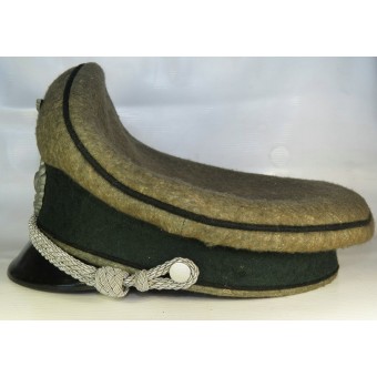 Heer Pioneer officer visor hat, made by Fritz Borkmann. Espenlaub militaria