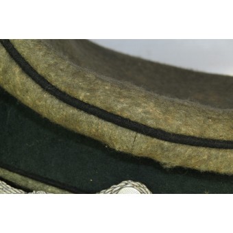Heer Pioneer officer visor hat, made by Fritz Borkmann. Espenlaub militaria