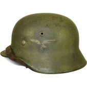 Luftwaffe Felddivisionen M40 camo helmet, ET 64