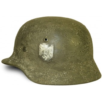 M 35 SD camouflaged Wehrmacht helmet. Espenlaub militaria