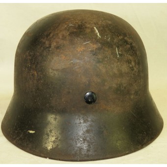 SE 64, Luftwaffe ex double decal M 35 steel helmet. Espenlaub militaria