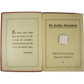 3rd Reich Arbeitsfront Members payments book 
