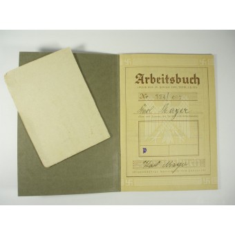 3rd Reich personal ID book for employer. Espenlaub militaria