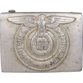 Aluminum Waffen SS Overhoff Buckle marked SS 36/40 RZM
