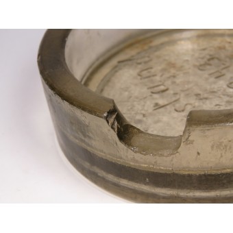 Ashtray Russland 1943, made in memory of the service on the Eastern Front. Espenlaub militaria