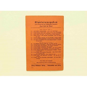 Das Lied der Front - Liedersammlung des Großdeutschen Rundfunks, Heft 2. Espenlaub militaria