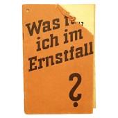 What do I do in an emergency - an educational pamphlet for the German people
