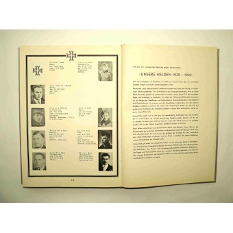 1959 issued Austrian book with the names and photos of the KIA soldiers. Espenlaub militaria