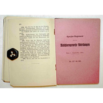 Manual for the infantry of the German Kaiser army 1910. Espenlaub militaria