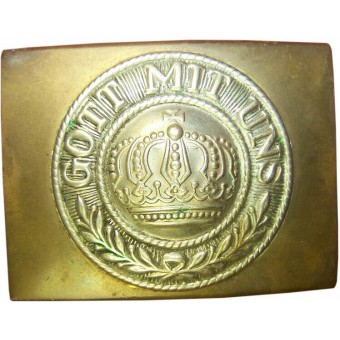 Prussia - brass belt and buckle with inscription Gott mit Uns. Espenlaub militaria