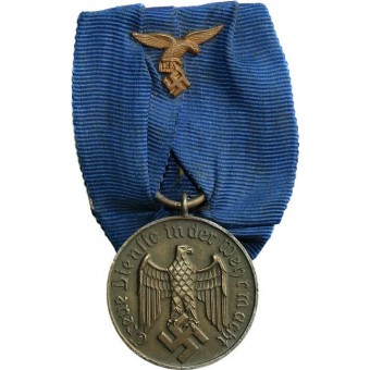 Service medal, 12 year in Wehrmacht, Luftwaffe variant.. Espenlaub militaria