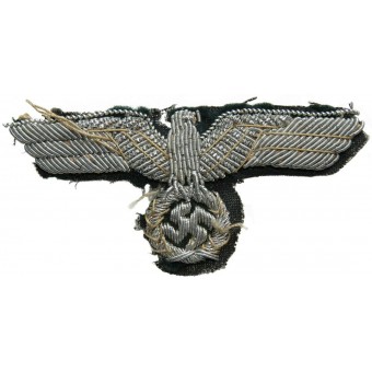 Wehrmacht Heer visorhat officers embroidered eagle. Espenlaub militaria