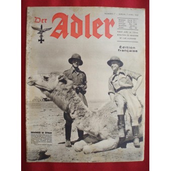 ww2 Der ADLER French language April, 1942.. Espenlaub militaria