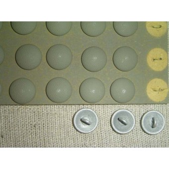 WW2 Waffen-SS/ Wehrmacht steel buttons medium size- 16 mm