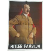 3rd Reich original propaganda poster with Hitler 