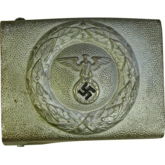 DLV nickel/white brass buckle. Espenlaub militaria