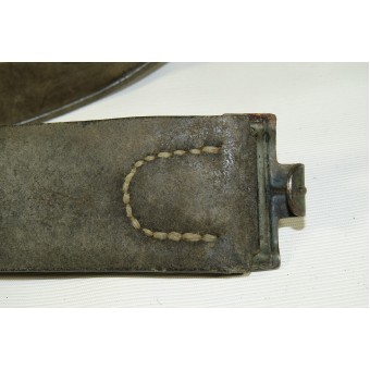 Wehrmacht Heeres combat belt with steel buckle. Espenlaub militaria