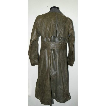 WW2 German rubberized motorcycle coat Kradmantel for Luftwaffe. Espenlaub militaria