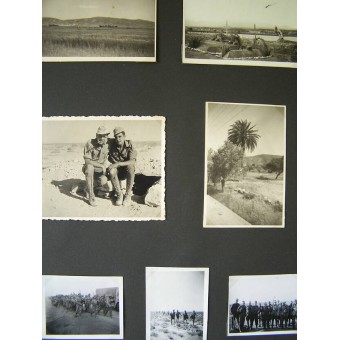 DAK photoalbum, soldier who served in Tunis. Espenlaub militaria