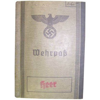 Wehrmacht/ Heer Wehrpass in excellent condition. Espenlaub militaria