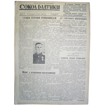 WW2 pilots  newspaper Baltic Falcon, 12 March/1945 !. Espenlaub militaria