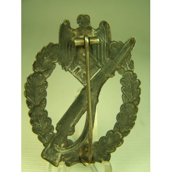 Infanteriesturmabzeichen,  Silver class Infantry assault-zink, marked Assmann. Espenlaub militaria