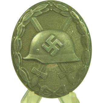 Unmarked silver wound badge. Espenlaub militaria
