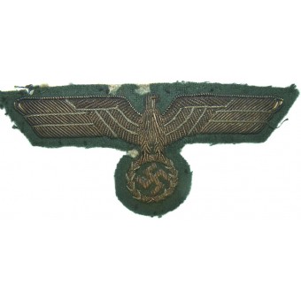 Wehrmacht Heeres officers silver bullion eagle, early type.. Espenlaub militaria