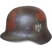 German m 40 Wehrmacht steel helmet with painted swastika
